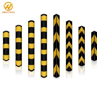 Car Parking Garage Safety Reflective Rubber Wall Corner Guard